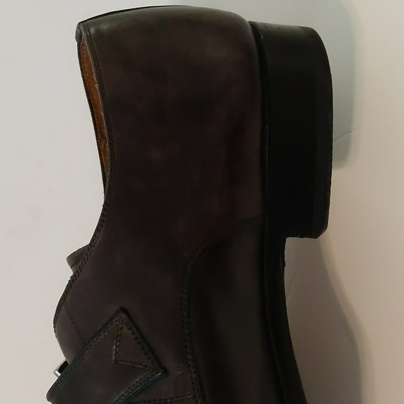 Magnanni Men's distressed black dress shoes - Picture 11 of 11